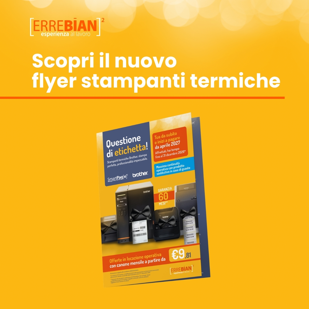 Flyer Stampanti Termiche